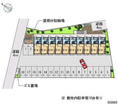 【駐車場】 | レオパレス牛久シンエイ