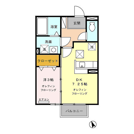 【間取り】 | リーセント軽井沢B