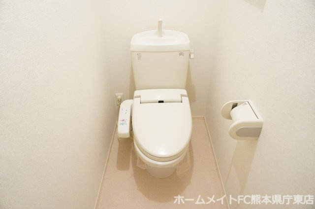 熊本市東区秋津２丁目のアパートのトイレ