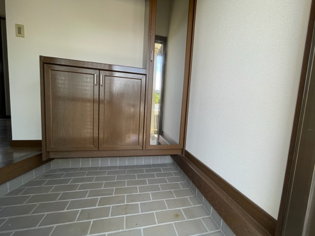 早坂貸家の玄関