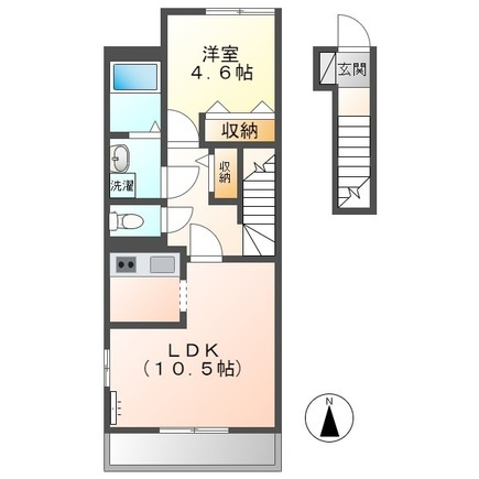 メゾンアシューレの間取り|間取図