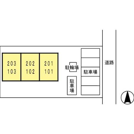 プレシャスコートの区画図