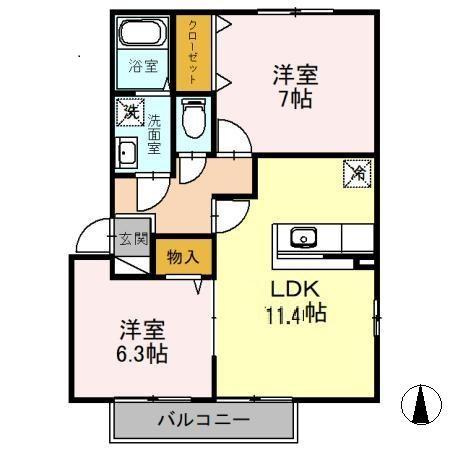 リビングタウン狭山池の間取り