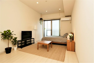 【居間・リビング】 | リブリ・グランハイム妙典 | ※家具・インテリアはAIによるイメージです。実際には設置されていません。