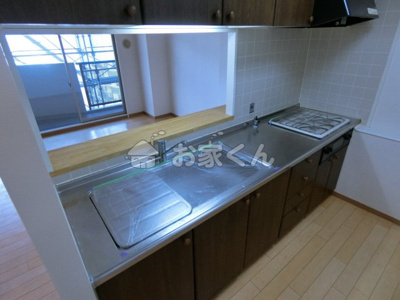 【キッチン】 | デメテル高取台 | カウンターキッチン（ガス3口グリル付き）