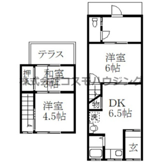 【間取り】 | 東太子貸家