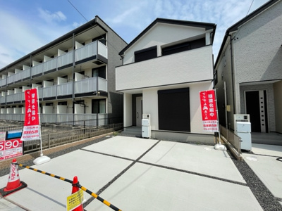 【外観】 | 守山区高島町21-1期　全5棟　1号棟＜仲介手数料無料＞白沢小・守山北中　新築一戸建て | 新築戸建の事はマックバリュで住まい相談へお任せください。