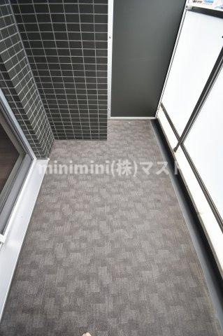 プレサンス松屋町駅前デュオのバルコニー