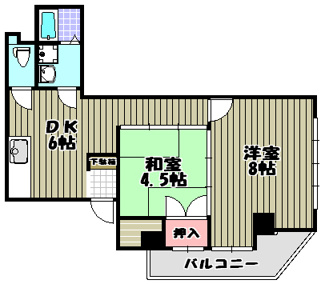 【間取り】 | 西興ビル | ★