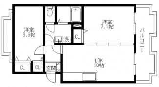 【間取り】 | ツインヴィレッジ西野Ⅱ