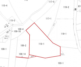 【土地図】 | うるま市塩屋 売地