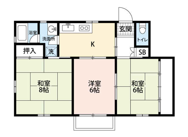 【間取り】 | サンシャイン大松