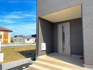 【外観パース】 | 【祝完成】ご見学は本日も可能です。お気軽にお問合せ下さい。神栖市若松中央第2-3号棟