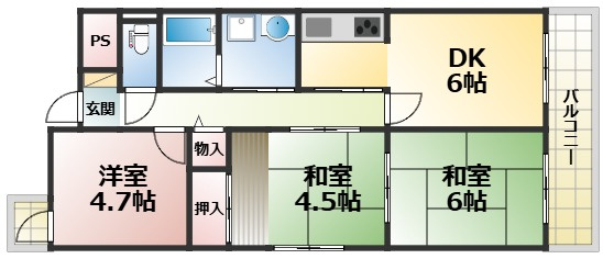 グランデージスワの間取り