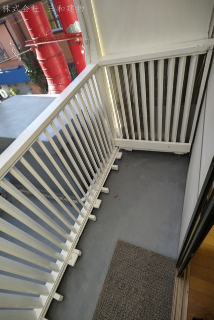 ハイツコマのバルコニー