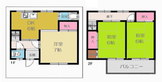 【間取り】 | 尼崎市大庄西町３丁目中古戸建 | お二人様からファミリー様まで幅広くおすすめの間取りです(^^)
