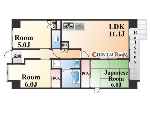 リヴェール御影の間取り