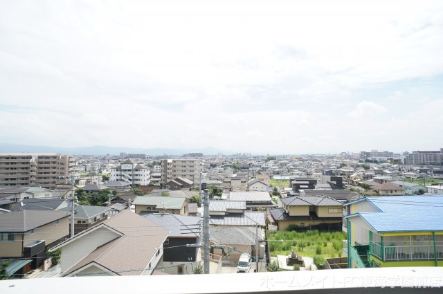 熊本市東区八反田２丁目のアパートの展望