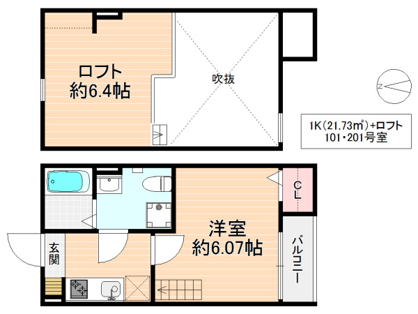 ラ　フィオーレハナの間取り
