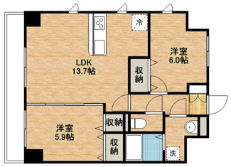 【間取り】 | サンモールF.K.D