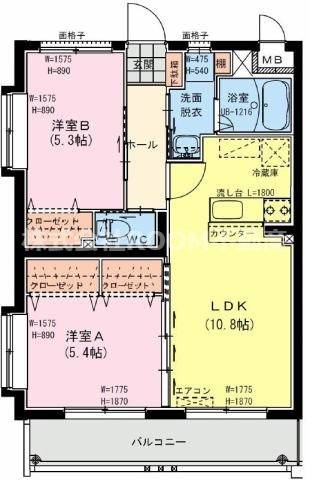 グレイス　プルメリアの間取り