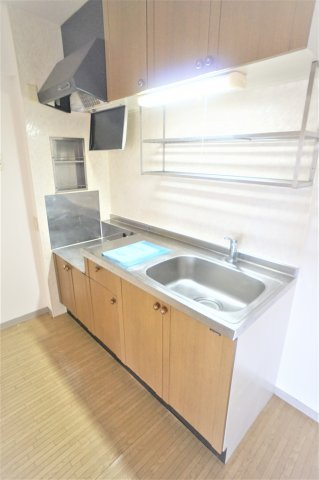 習志野市津田沼４丁目の賃貸マンションのキッチン|きれいなキッチンです