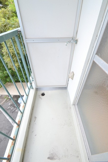 倉本ビルのバルコニー