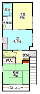 【間取り】 | ハイツ坂口
