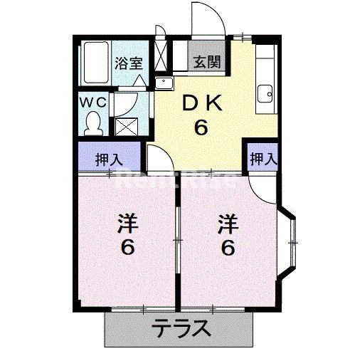 ファミール桂の間取り|間取図