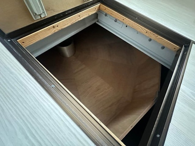 【収納】 | ルネス・ヴィエルジュ | 洋室4.5帖のお部屋にある床下回転収納です♪回転式なので中の物が取りやすくて使いやすい☆