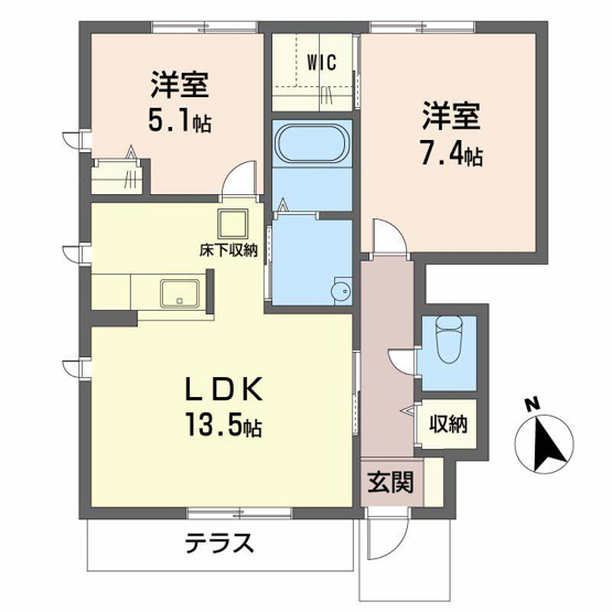 【間取り】 | ＭＡＳＴ　ＣＯＵＲＴ秋葉Ⅱ