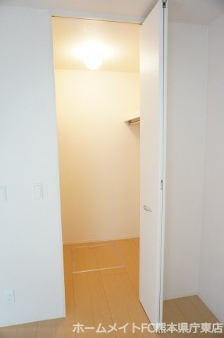 熊本市中央区保田窪１丁目のアパートの収納