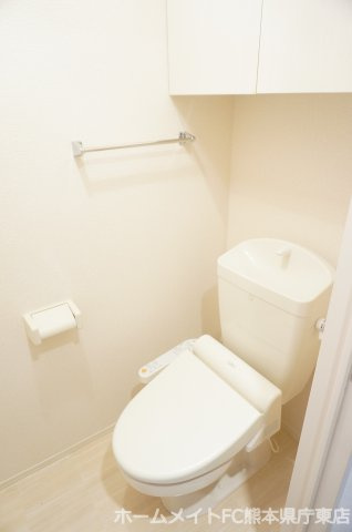 熊本市中央区保田窪１丁目のアパートのトイレ