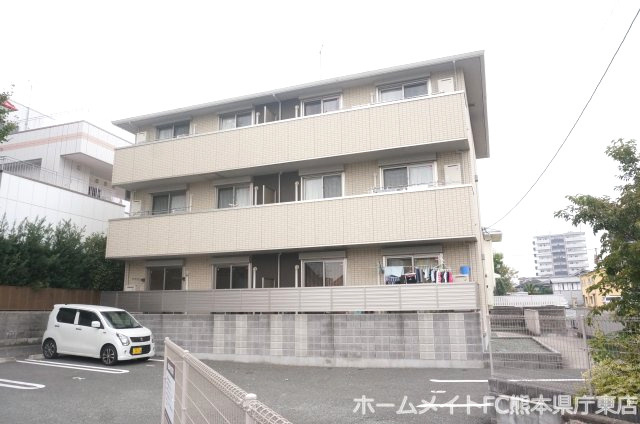 熊本市中央区保田窪１丁目のアパートの外観