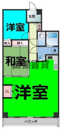 仲介手数料0！！アメニティ雁道の間取り