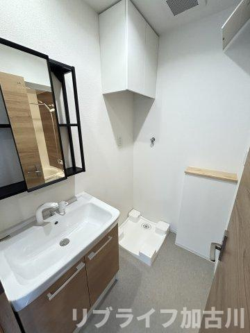 maison blancの洗面所