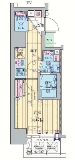 【間取り】 | ファーストフィオーレ心斎橋イーストⅢ