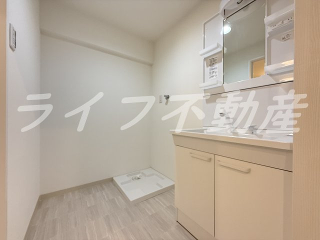 ヌベルミズノの洗面所|コンパクトで使いやすい洗面所