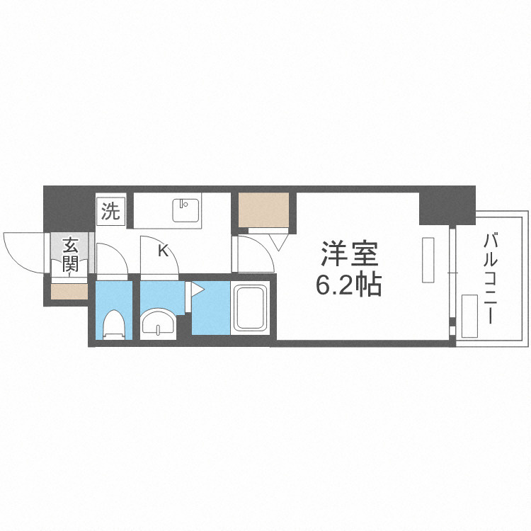 プレサンス天神橋筋六丁目ヴォワールの間取り