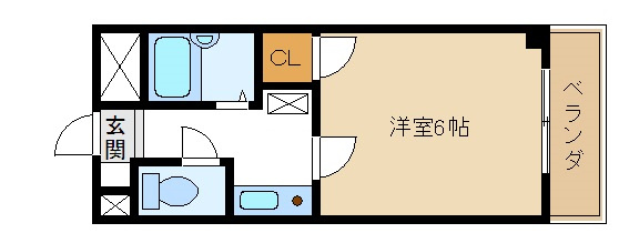 ラフィネアルブルの間取り|イメージ画像になります。