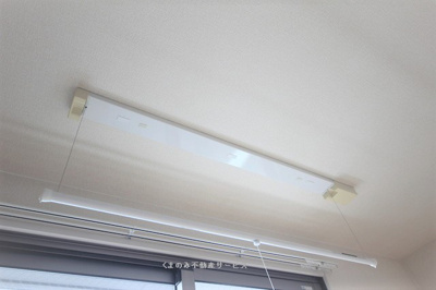 【設備】 | サンミシェル | 室内物干し
サン=ミシェル205号室　2020/12/25撮影