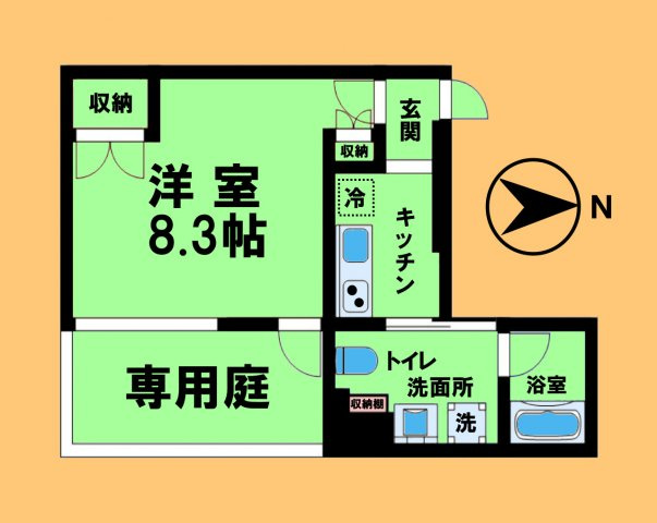 COZY菊井の間取り