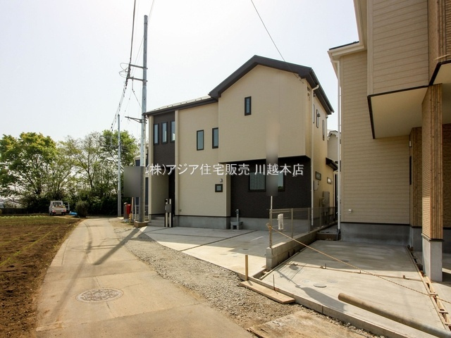 月々７万円台～　新築戸建　川越市寺尾の前面道路含む現地写真