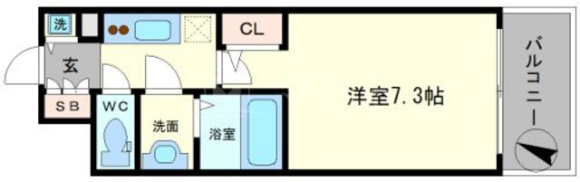 サムティ江戸堀アサントの間取り
