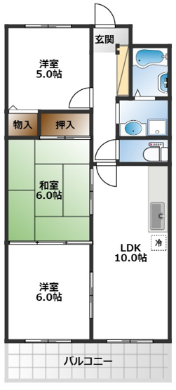 【間取り】 | アムール桃山台