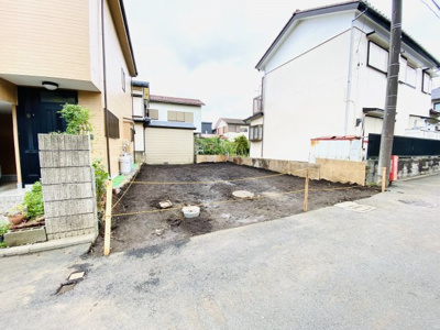 【前面道路含む現地写真】 | ★月々６万円台で購入できる新築★売主直売！藤沢市高倉 | 陽当たりが良いのが写真でも確認できます(^^♪