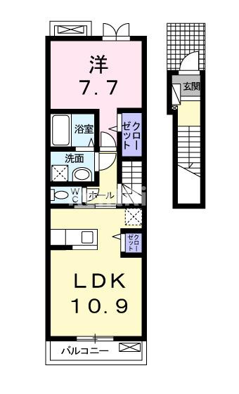 オーブの間取り|間取図