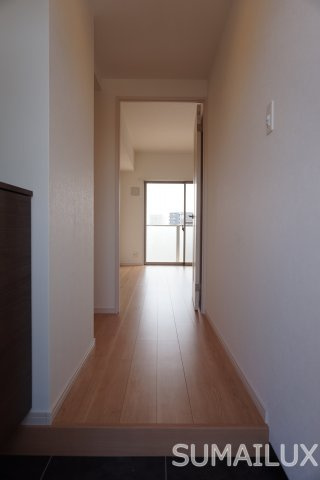 熊本市中央区京町本丁の賃貸マンションの玄関