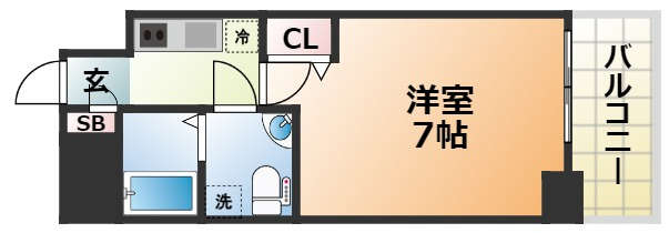 セレニテ神戸西クレアの間取り