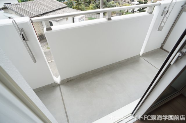 熊本市東区保田窪３丁目の賃貸マンションのバルコニー